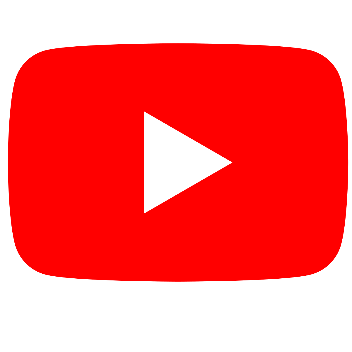 Logo réseau social youtube